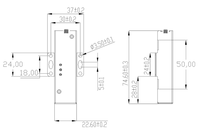 Module Ethernet 4G de qualité industrielle HUAIOT D200-LA, passerelle de communication sans fil Modbus 485/232