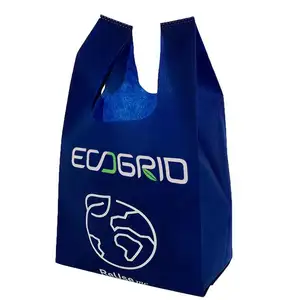 Пользовательские печатные лучшие цены экологически чистые дешевые рекламные многоразовые нетканые сумки для покупок
