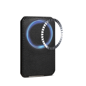 Denior |   Perche à <span class=keywords><strong>selfie</strong></span> en similicuir PU grain litchi avec blocage RFID magnétique, capacité 1-2 cartes, compatible avec les séries Apple 17/16/15/14/<span class=keywords><strong>13</strong></span> - Product Image 4