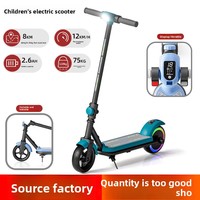Nouvelle trottinette électrique mini transfrontalière pliable de 6,5 pouces, compacte et portable, avec cadre en fer, pour enfants