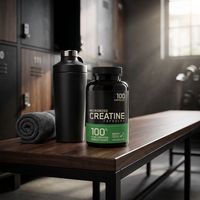 Kapsul Creatine Monohydrate Murni Mikronisasi 100 Kapsul Suplemen Pendukung Kekuatan Pembentukan Otot OEM ODM Pasokan Grosir