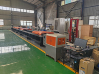 1000kn Cuerda de alambre de acero Eslinga Cadena Cinturón de elevación Máquina de prueba de alargamiento de tracción horizontal