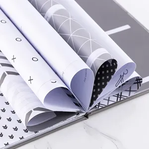High Quality Round Corner Baby Footprint Baby Growth Journal With White Foiling Logo Custom First Year Baby Memory Book