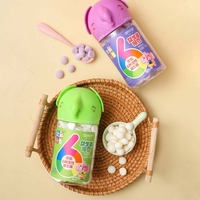 Biscuits pour enfants Baby Elephant Candy, saveur fruitée et sucrée, texture semi-molle, protéines et probiotiques, boîte de 22g.