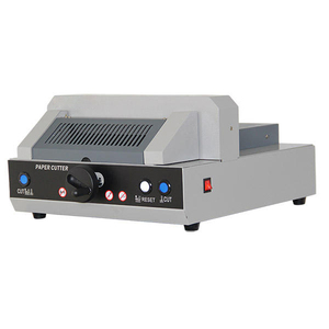 Machine de découpe de papier électrique de bureau 320V+ Alimentation manuelle du papier Omron Haute précision Largeur de coupe 320 mm Capacité de production 200 m/min - Product Image 1
