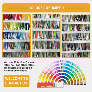 Tùy Chỉnh 3Mm Polyester Bền Nylon Bện Cho Paracord Dây 5 Sợi 325lb Lều Dây Cho Cắm Trại Leo Núi Giản Dị Ngoài Trời - Product Image 4