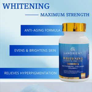 Private Label Biologische Gezonde Supplementen Producten Huid Whitening Anti-Black Spot Glutathion 5000Mg Capsules - Product Image 5