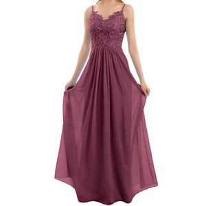 Femme dame été bal chic formel quinceanera élégant <span class=keywords><strong>Vintage</strong></span> dentelle soirée <span class=keywords><strong>demoiselle</strong></span> <span class=keywords><strong>d</strong></span>'<span class=keywords><strong>honneur</strong></span> mariage longues robes - Product Image 2