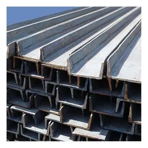 Miglior prezzo materiali da costruzione U canale acciaio zincato saldatura laminata a caldo Q235 Q345 C canale acciaio