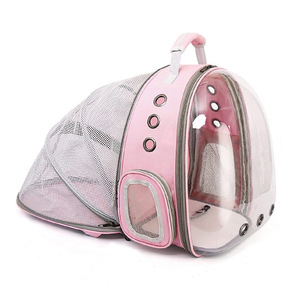 Cat <b>Backpack</b> Space Capsule Breathable Expandable Pet Carrier For Cats And <b>Small</b> Dogs Double Shoulder Bag - Product Image 5
