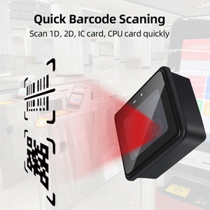 Nhà Máy Giá 1D 2D <span class=keywords><strong>IC</strong></span> CPU Đầu đọc thẻ mô-đun vé hệ thống tự động cho người đi bộ cổng Flap rào cản Cổng An Ninh kiểm soát truy cập - Product Image 5