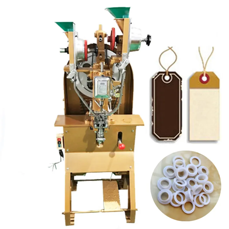 Автоматическая машина для крепления люверсов, металлическая/пластиковая машина для фиксации люверсов