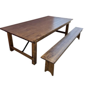 <span class=keywords><strong>Mesa</strong></span> de Granja <span class=keywords><strong>Plegable</strong></span> Rústica Antigua de Madera Maciza de <span class=keywords><strong>240</strong></span>*120/30 <span class=keywords><strong>cm</strong></span> y Conjunto de Bancos para Eventos - Product Image 2