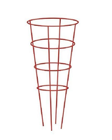 Support de Jardin Robuste en Acier pour Pivoines et Plantes Herbacées, Cage de Bordure pour Fleurs Perpétuelles (3 X Cadre pour Pivoine) 54cm
