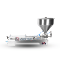 LOM Remplisseuse semi-automatique numérique de pâte pour bouteilles en verre plastique pour dentifrice Olive Filler Small Business