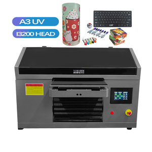 Tốc độ cao A3 I3200-u1hd đầu tiêu chuẩn <span class=keywords><strong>UV</strong></span> pha lê Sticker phẳng <span class=keywords><strong>UV</strong></span> máy in với véc ni cho gỗ/Thủy tinh/PVC thẻ - Product Image 1