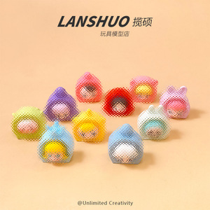 ชุดทำเครื่องประดับเรซิ่นรูปเค้กม้วนลายการ์ตูน 3 มิติ สีสันสดใส ยี่ห้อ Lanshuo สำหรับเด็ก ของเล่นงานฝีมือ - Product Image 1