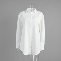 Robe chemise décontractée d'été pour femme, couleur unie, 100 % coton tissé, lavable, avec col à revers et ceinture à nouer, coupe ample, mini-robe