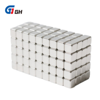 Strong N35 N42 N52 Neodymium Cube Magnet 3mm 5mm 10mm Small Square NdFeB Permanent Magnet for Crafts Industrial Use
