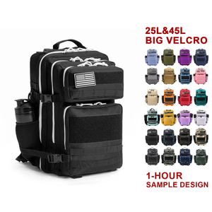 Tùy Chỉnh 25L 45L Thể Thao Velcro Vá Ba Lô Chiến Thuật Crossfit Tùy Chỉnh Thể Thao Ba Lô Mens Chai Camo Velcro Ba Lô - Product Image 1