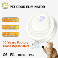 Purificateur d'air à ozone et stérilisateur anti-odeurs pour animaux de compagnie, personnalisé OEM, écologique, en matériau ABS, pour chats, chiens, réfrigérateurs et la maison