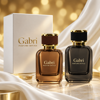 Flacon de parfum vide de luxe OEM à marque privée, 100 ml noir, personnalisé rose, 50 ml, vaporisateur à fine brume, 30 ml
