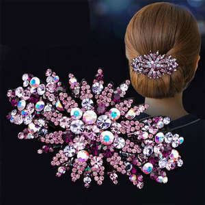 Horquilla para el pelo de estilo coreano para mujer, horquilla para el pelo con cristales brillantes para mujer - Product Image 1