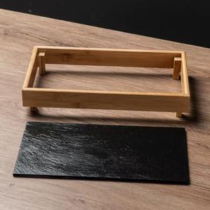 Ustensiles de cuisson créatifs japonais Black Rock Assiette de rinçage jetable <span class=keywords><strong>en</strong></span> céramique écologique Assiette gravée <span class=keywords><strong>en</strong></span> <span class=keywords><strong>pierre</strong></span> <span class=keywords><strong>pour</strong></span> <span class=keywords><strong>barbecue</strong></span> Plateau de vaisselle - Product Image 3