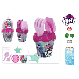 Set Secchiello da Spiaggia 14Cm con 3 Accessori per Giochi sulla Sabbia - Product Image 2