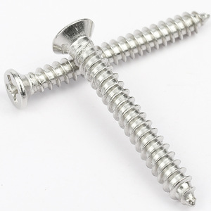 สกรูเกลียวปล่อยหัวฟิลลิปส์แบบจม  ชุบนิกเกิล  ขนาดนิ้ว  เกลียวขวา  สำหรับงานโลหะ  มาตรฐาน GB846 - Product Image 1