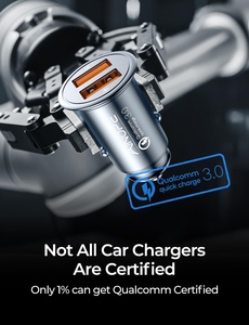 Chargeur de voiture <span class=keywords><strong>AINOPE</strong></span> amélioré 45W à charge rapide, double port USB-C en métal pour iPhone 17 16 Samsung S25 Ultra S24 - Product Image 2