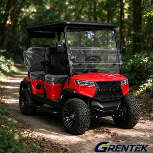 Voiturette de golf tout-terrain 4 places, chariot de golf électrique, avec suspension indépendante stable pour les chemins de campagne - Product Image 1