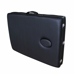 Table de massage portable noire en PU et hêtre, sans électricité, pour <span class=keywords><strong>tatouage</strong></span>, durable, accessoire de maquillage permanent, marque PUNK, 99x74x19cm, 20kg - Product Image 6