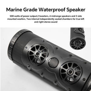 HOMFUL-Barra de sonido Marina retroiluminada LED multicolor con <span class=keywords><strong>Bluetooth</strong></span>, altavoz impermeable IP66 para barco - Product Image 4