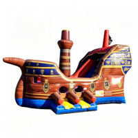 Jouets gonflables d'été pour l'extérieur, combo bateau pirate pour des aventures en haute mer