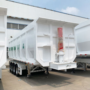 Prix usine Nouveau CHENGDA Semi-remorque benne basculante 5 essieux 14m-16m Peinture jaune Benne hydraulique 5001-10000kg pour charbon <span class=keywords><strong>de</strong></span> rebut - Product Image 4