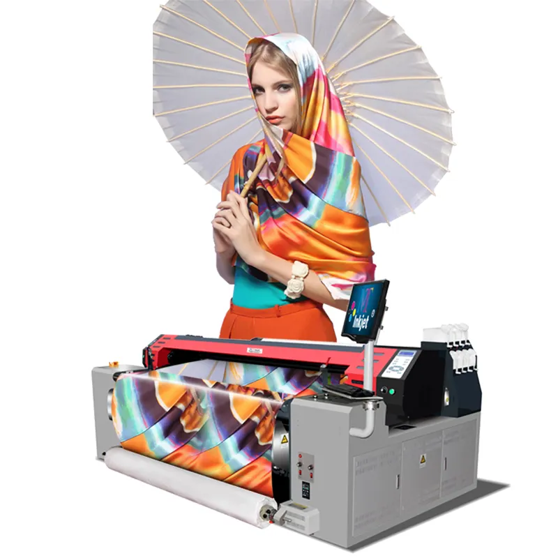 섬유 직접 직물 실크 라이크라 인쇄 기계