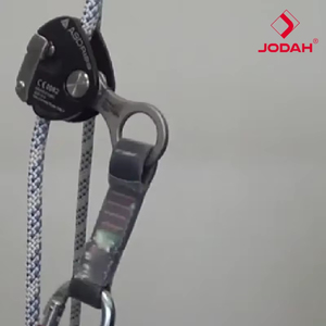 Dispositivo Anticaídas JODAH Delta Plus Esencial para Trabajadores de la Construcción, Bloqueo Automático, Cuerda Guía Deslizante, Agarre de Acero Inoxidable - Product Image 3