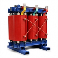 Transformateur de puissance triphasé à isolation sèche SCB13, entrée 6,6 kV, sortie 400 V, 50 Hz/60 Hz, bobinage à trois couches