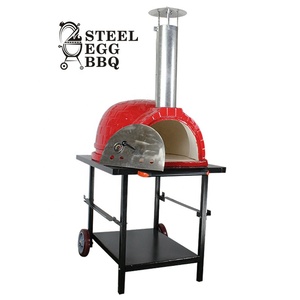 SEB KAMADO 26 Inch <strong>Wood</strong> <strong>Fired</strong> <strong>Pizza</strong> <strong>Oven</strong> Tandoor <strong>Oven</strong> <strong>Outdoor</strong> Kitchen Set with Bbq and <strong>Pizza</strong> <strong>Oven</strong> - Product Image 3