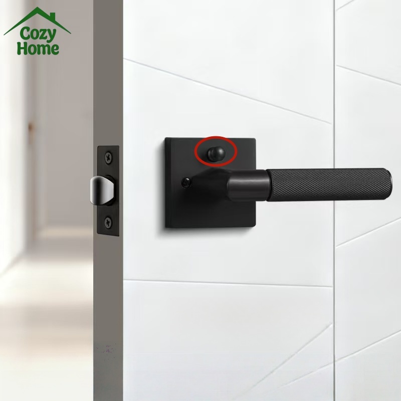 Black Square Privacy Lock