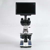 NK-350TLCD10 40X-2500X Digital Biological Microscope With 10.1-Inch LCD Screen Monitor Built-In 2.0MP Microscope Camera