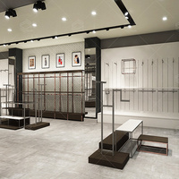 Boutique de mode mise en page tissu Boutique meubles Design d'intérieur idées décoration