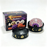 Coffret Mystère Halloween : Jouet Squishy Réaliste en Forme de Boulette de Soupe, Super Doux à Remontée Lente, Anti-stress, Idéal Cadeau