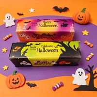 Nouveau Jouet Anti-Stress Festif en PU Souple en Forme de Bâtonnet de Fromage, Conception Originale, Thème Halloween, Boîte Assortie, Livraison Aléatoire