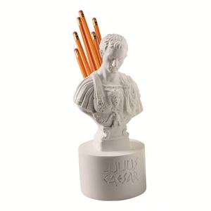 Statua di Giulio Cesare, Accessorio da Scrivania, Organizzatore in Legno, Portapenne e Portamatite, Idee di <span class=keywords><strong>Marzo</strong></span>, Prodotto in Cina - Product Image 1