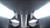 Projecteur de scène mobile étanche LS IP65 600W RGBWA blanc chaud avec contrôle DMX512 pour événements, bars, DJ, clubs, discothèques, scènes, théâtres, mariages