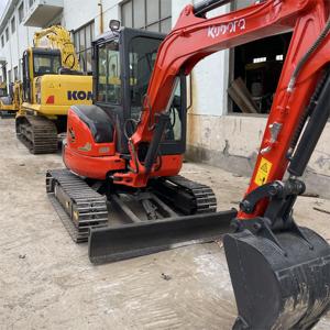 Miniexcavadora de segunda mano Kubota 35 de Japón usada de 3,5 toneladas, excavadora de orugas Kubota 35u, excavadora hidráulica usada Kubota 35u - Product Image 3