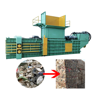<b>Automatic</b> Waste Paper Cardboard Baler Plastic Packaging Baler Machine Hydraulic Baling Press Line - Product Image 1