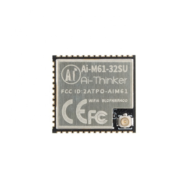 Ai-M61-32SU WiFi6 BT WiFi 6 BLE5.3 Combo Wireless Module BL618 Chip Low Power Ai-M61-32SU